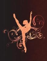 Arabesque Ballet Swirls - Notebook for Dancers