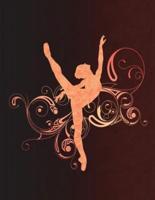 Ballet Arabesque Swirls - Notebook for Dancers