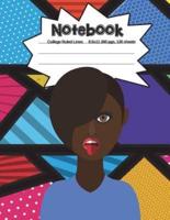 Notebook Comic Girl Tongue