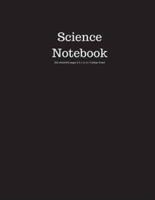 Science Notebook 200 Sheet/400 Pages 8.5 X 11 In.-College Ruled