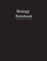 Biology Notebook 200 Sheet/400 Pages 8.5 X 11 In.-College Ruled