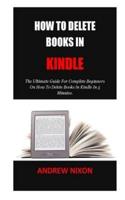 How To Delete Books In Kindle