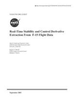 Real-Time Stability and Control Derivative Extraction from F-15 Flight Data
