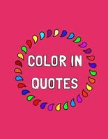 Color In Quotes