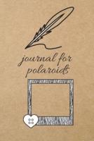 Journal for Polaroids