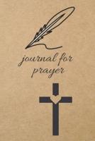 Journal for Prayer