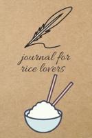 Journal for Rice Lovers