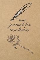 Journal for Rose Lovers
