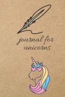 Journal for Unicorns