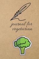 Journal for Vegetarian