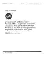Unstructured Grid Euler Method Assessment for Longitudinal and Lateral/Directional Aerodynamic Performance Analysis of the Hsr Technology Concept Airplane at Supersonic Cruise Speed