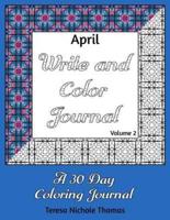 April Write and Color Journal - Volume 2
