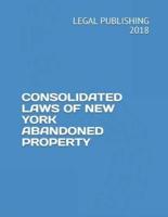 Consolidated Laws of New York Abandoned Property