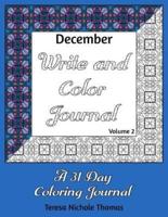 December Write and Color Journal - Volume 2
