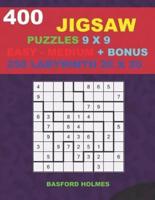400 JIGSAW Puzzles 9 X 9 EASY - MEDIUM + BONUS 250 LABYRINTH 20 X 20