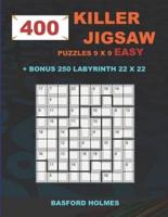 400 KILLER JIGSAW Puzzles 9 X 9 EASY + BONUS 250 LABYRINTH 22 X 22