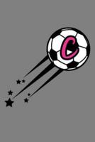 C Monogram Initial Soccer Journal