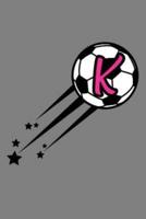 K Monogram Initial Soccer Journal