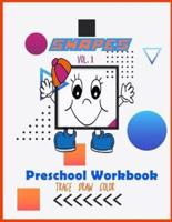 Shapes Preschool Workbook Trace Draw Color