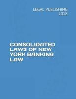 Consolidated Laws of New York Banking Law