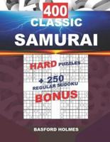 400 Classic Samurai Hard Puzzles + 250 Regular Sudoku Bonus