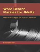 Word Search Puzzles for Adults