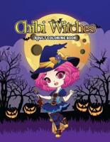 Chibi Witches Adult Coloring Book