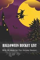 Halloween Bucket List