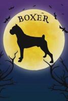 Boxer Terrier Notebook Halloween Journal