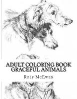 Adult Coloring Book - Graceful Animals