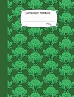 Frog Composition Notebook