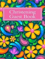 Christening Guest Book