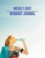 Weekly Easy Workout Journal