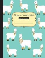 Alpaca Composition Notebook