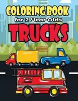 Coloring Book for 2 Year Olds Trucks