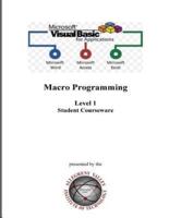 Visual Basic for Applications (VBA) Level 1