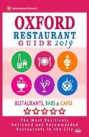 Oxford Restaurant Guide 2019