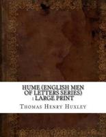 Hume (English Men of Letters Series)
