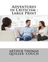 Adventures in Criticism