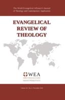 Evangelical Review of Theology, Volume 44, Number 4, November 2020