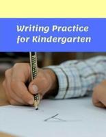 Writing Practice for Kindergarten