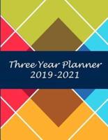Three Year Planner 2019-2021
