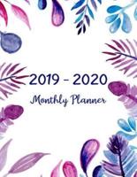 2019-2020 Monthly Planner