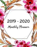 2019-2020 Monthly Planner