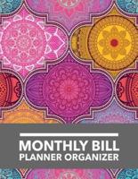 Monthly Bill Planner Organizer