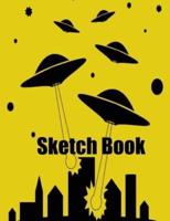 Alien Invasion Artist Sketch Book