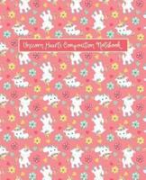 Unicorn Hearts Composition Notebook