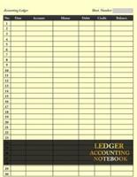 Ledger Accounting Notebook