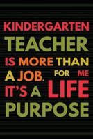 Kindergarten Teacher Is a Work of Heart