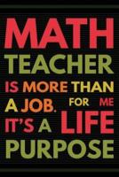 Math Teacher Is a Work of Heart